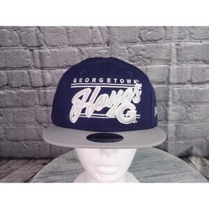 New Era Georgetown Hoyas NCAA Teamscript Snapback Hat Blue/Gray New